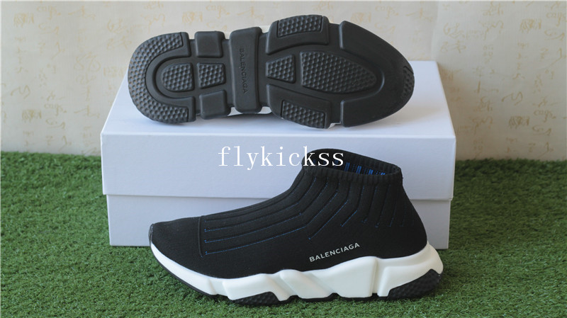 Balenciaga Speed Trainer Low Black Blue White